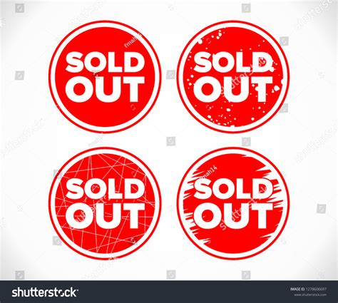 Sold Out Stamp Vector 的图像结果
