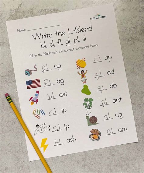 L Blend Word List