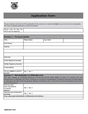 Fillable Online Application Form - EFL Fax Email Print - pdfFiller