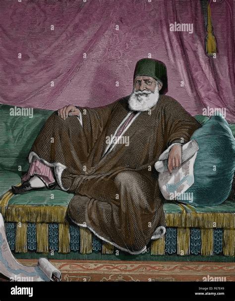 Muhammad Ali of Egypt (1769-1849). Ottoman Albanian commander in the ...