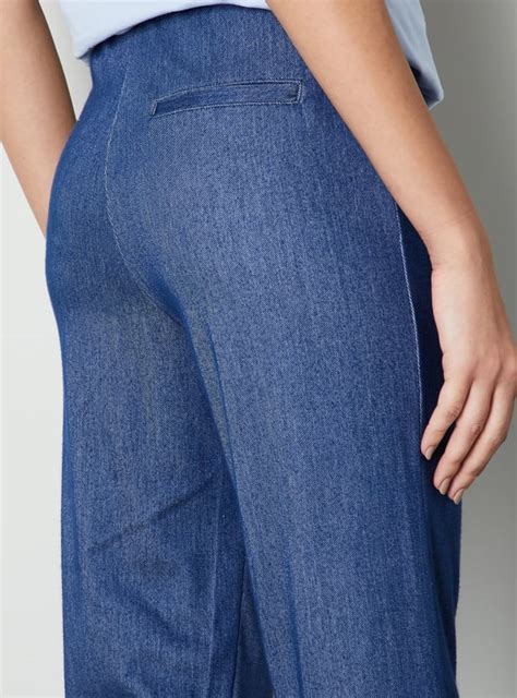 Buy Women Textured Trousers Online at just Rs. 1199.0 - 1000015111570 ...