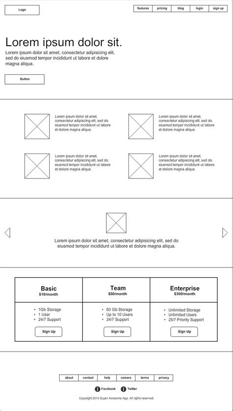Website Page Layout Design 的图像结果