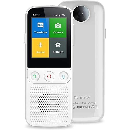 Pocketalk Classic Language Translator Device - Portable Two-Way Voice ...