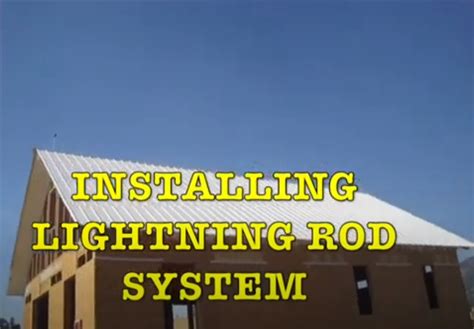 Image result for Lightning Rod Installation