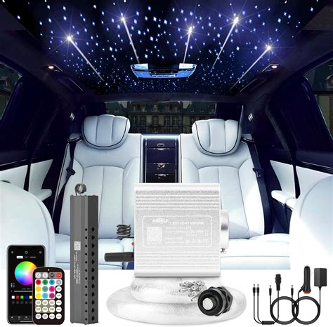 Amazon.com: CHINLY 550pcs Starlight Headliner Kit - App Controlled Star ...