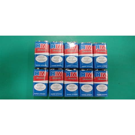 Batteries | MAND Hi-Watt 6F22 HW | Long-lasting Zinc Carbon Battery ...