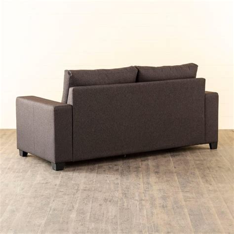 Buy Helios Mendoza Fabric 3-Seater Sofa - Brown from Helios by Home ...
