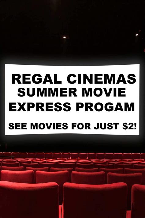 Regal Cinemas Summer Movies! $2 Movies for 2023!
