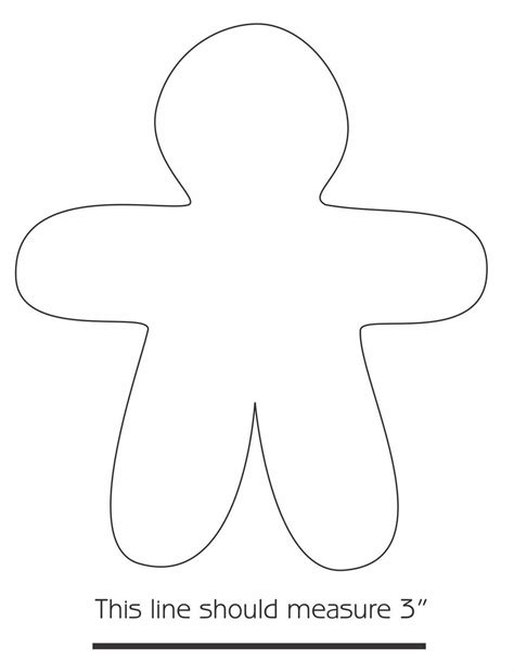 Gingerbread Man Template Free - Modern Resume Template Word