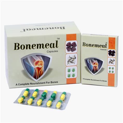 Buy Bonemeal Ayurvedic Calcium Capsule for Women & Men/Supplement to ...