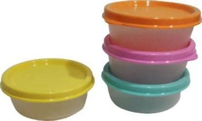Buy Tupperware small round wonder Snack Containers 65ml set of 4-65 ml ...