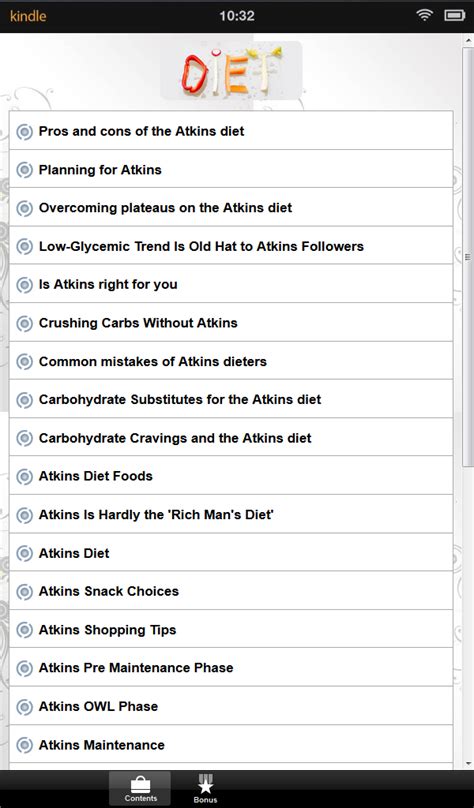 Atkins Diet Demystified - FREE - App on Amazon Appstore