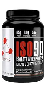 Mypro Sport Nutrition Plant Protein Powder Pea Protein Isolate & Brown ...