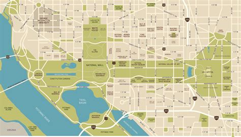 Printable Map Of National Mall