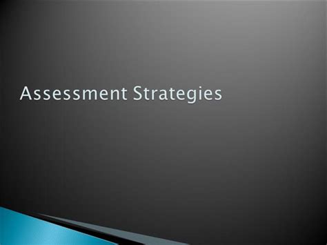 Image result for Assessment Strategy Example List