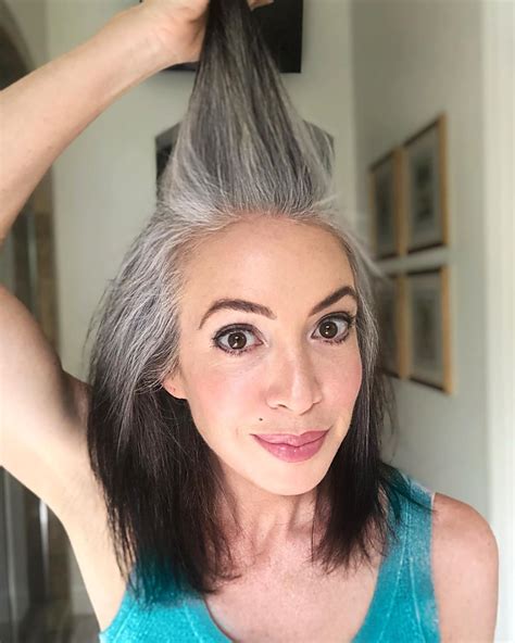 grey hair transition 5 months