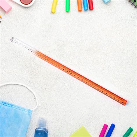 Acrylic Rulers 30 Cm Lengths Set Of Colourful Rulers Set (1 Pc) – My ...