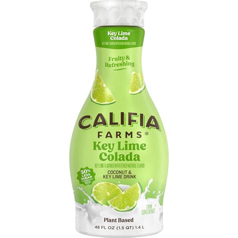 Amazon.com : Califia Farms - Key Lime Colada Coconut Milk and Key Lime ...