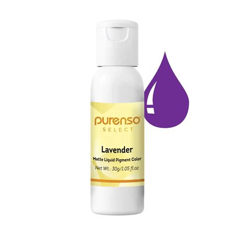 Matte Lavender Liquid Pigment (Non Bleeding Colors) - Purenso Select