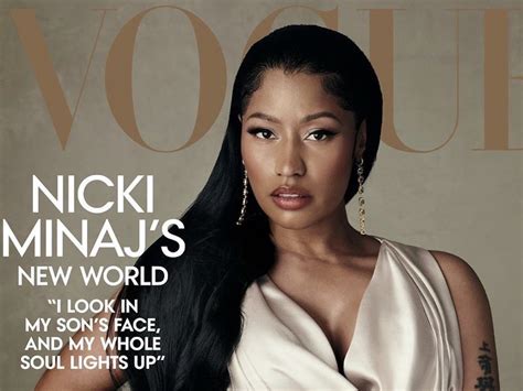 Nicki Minaj: The Young Money queen glows on her new 'VOGUE' issue ...