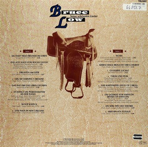 Bruce Low. Seine schönsten Lieder – Bertelsmann Vinyl Collection
