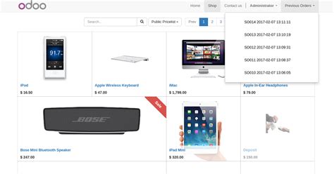 Help customers quickly reorder products using Odoo