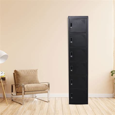 Rigid Six Doors Locker Steel Metal Storage Locker With 5 | Desertcart INDIA