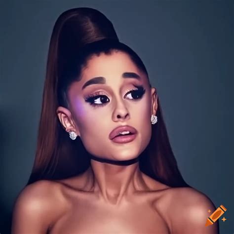 Ariana grande with a crystal ball on Craiyon