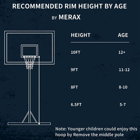 Merax Portable Basketball System Basketball Hoop & Goal with 44 ...