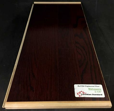 Mahogany CSTD Red Oak Engineered Flooring (Click)