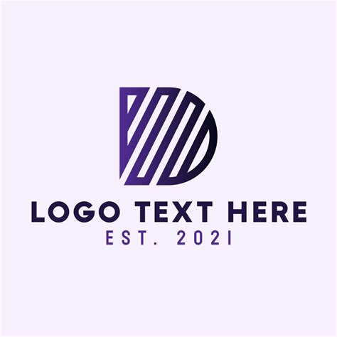 Gradient Outline Letter D Logo | BrandCrowd Logo Maker | BrandCrowd | BrandCrowd