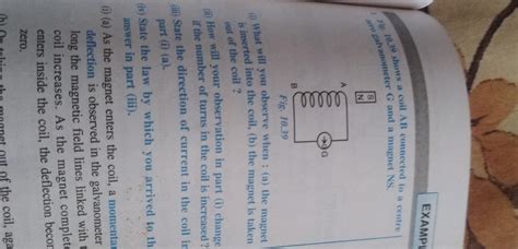 galvanometer direction ⬇️ ⬆️ confusing - Brainly.in