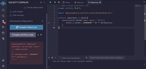 Solidity Visual Studio Debug Smart Contract 的图像结果