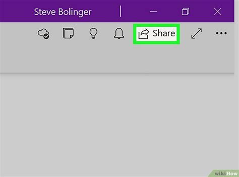 How to Share a Notebook in OneNote 的图像结果