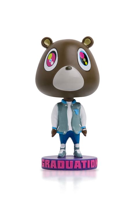 Kanye West Graduation Bear Bobblehead Yeezy College Dropout | Etsy Canada