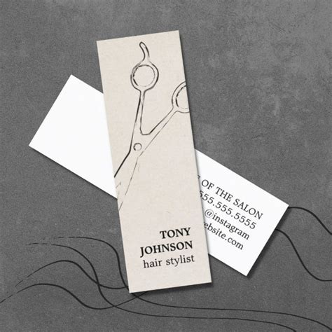 Hair Salon Business Card Design 的图像结果