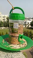 Amijivdaya Large Bird Feeder with Holding Handle (Pack of 1) : Amazon ...