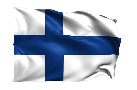 Finland Waving flag Realistic Transparent Background 15309637 PNG