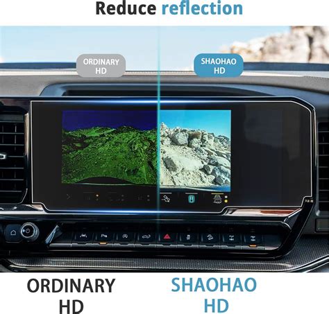 SHAOHAO 2023 2022 Silverado Screen Protector for 2022 2023 Chevy ...