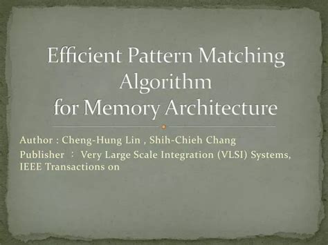 What Is Pattern Matching Algorithm 的图像结果