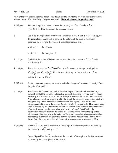 Image result for Calculus 2 Math Problems with Solutions