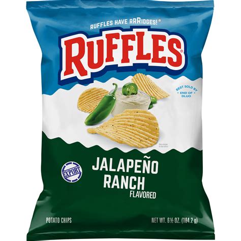 Ruffles, Jalapeno Ranch Flavored, Potato Chips - SmartLabel™