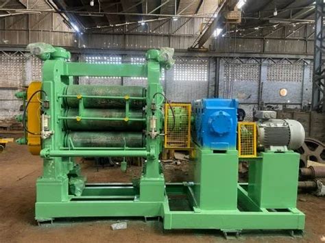Rubber Calendar Machine - 14" X 42" Three Roll Rubber Calender Machine ...