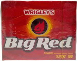 Wrigleys Big Red Chewing Gum, 15 Sticks Pack Cinnamon Chewing Gum Price ...
