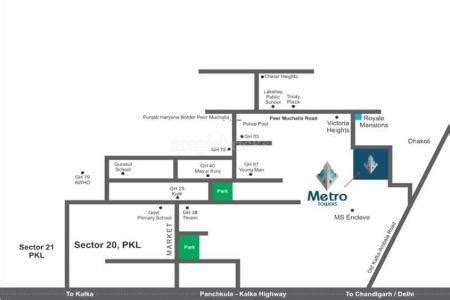 Midtown Business Park in Peer Muchalla, Zirakpur: Price, Brochure ...