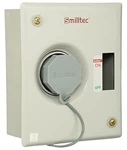 Milltec Metallic Ac Plug & Socket with Sheet Steel Encl (Ivory ...