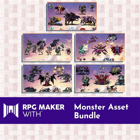 RPG MAKER WITH - Monster Asset Bundle