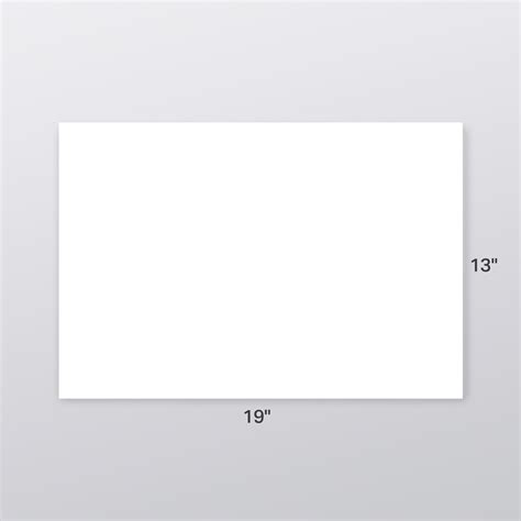 One Case: 19″ x 13″ 100# Bright White Opaque Digital Cover Uncoated ...