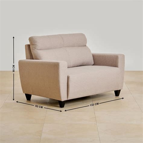 Buy Helios Emily Fabric 3+2 Seater Sofa Set - Brown and Beige from ...