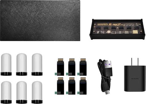 Buy IPS Imitation Nixie Tube Clock, RGB LED Retro Steampunk Table Clock ...